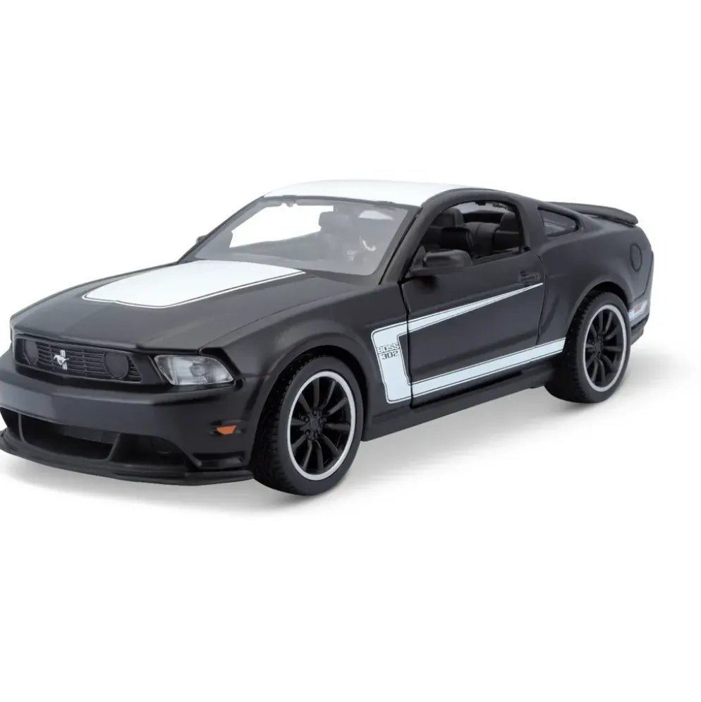 Ford Mustang Boss 302 - Svart / Vit - Maisto - 1:24