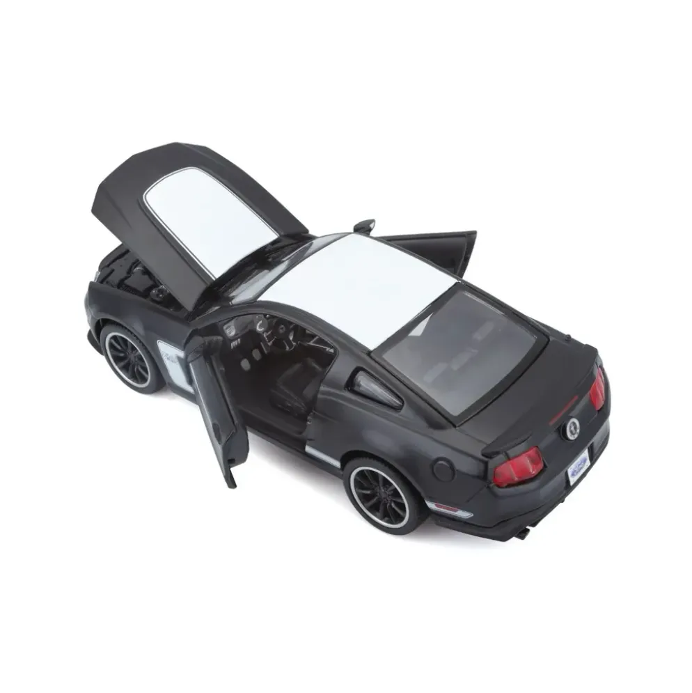 Ford Mustang Boss 302 - Svart / Vit - Maisto - 1:24