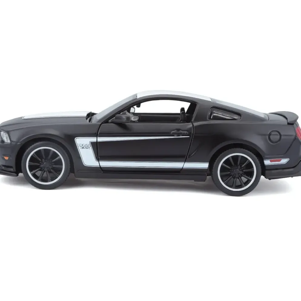 Ford Mustang Boss 302 - Svart / Vit - Maisto - 1:24