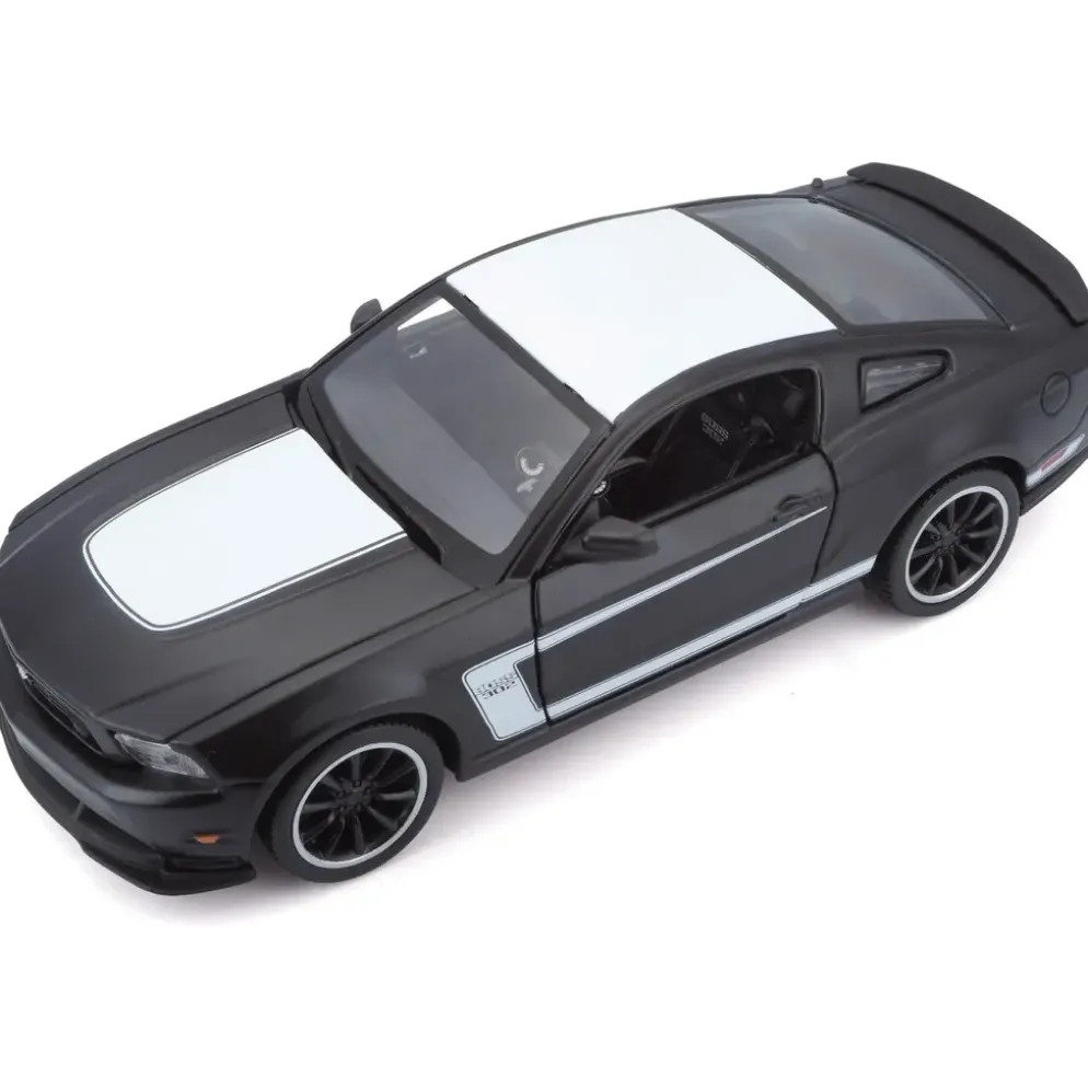 Ford Mustang Boss 302 - Svart / Vit - Maisto - 1:24