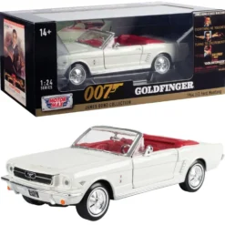 1964 1/2 Ford Mustang - Goldfinger - James Bond - MM - 1:24