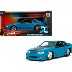 1989 Ford Mustang GT - Blå - Fast & Furious - Jada - 1:24