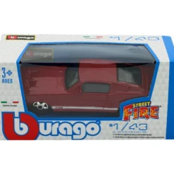 Ford Mustang GT - 1967 - Röd - Bburago - 1:43