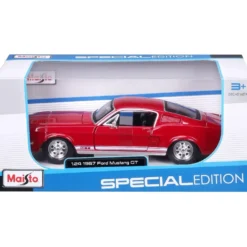 1967 Ford Mustang GT - Röd - Maisto - 1:24