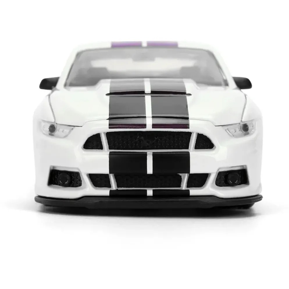 2016 Ford Mustang GT - Vit - Pink Slips - Jada - 13 cm