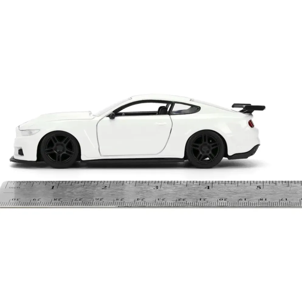 2016 Ford Mustang GT - Vit - Pink Slips - Jada - 13 cm