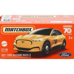 2021 Ford Mustang Mach-E - Gul - Power Grab - Matchbox