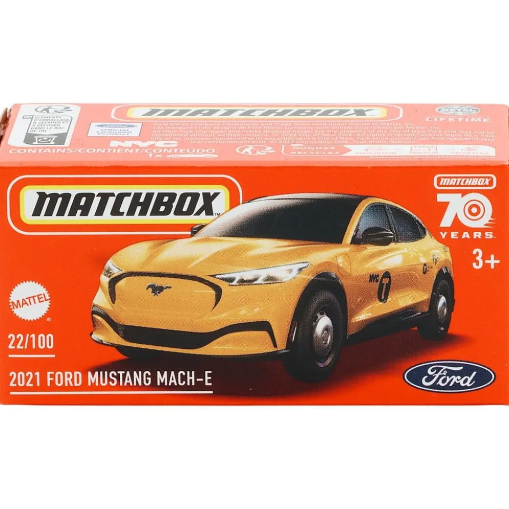 2021 Ford Mustang Mach-E - Gul - Power Grab - Matchbox