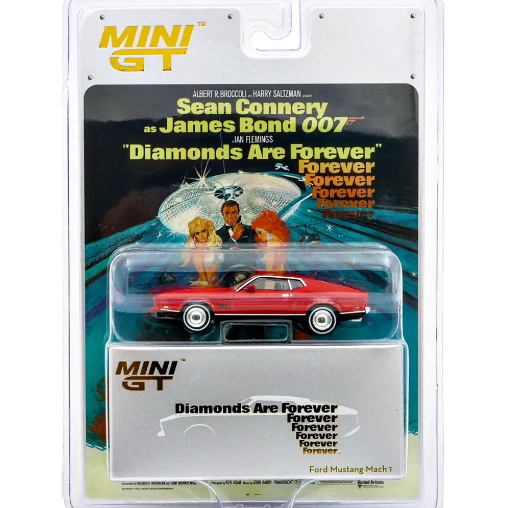 Ford Mustang Mach 1 - James Bond - Diamonds Are Forever - Mini GT - 1:64