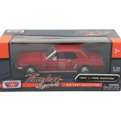 1964 1/2 Ford Mustang - Röd - Motormax - 1:24