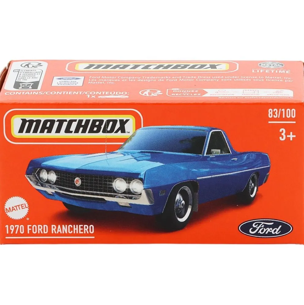 1970 Ford Ranchero - Blå - Power Grab - Matchbox