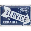 Ford - Service & Repairs - Plåtskylt - 20x30 cm