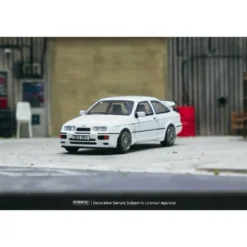 Ford Sierra RS500 Cosworth - Vit - ROAD64 - Tarmac - 1:64