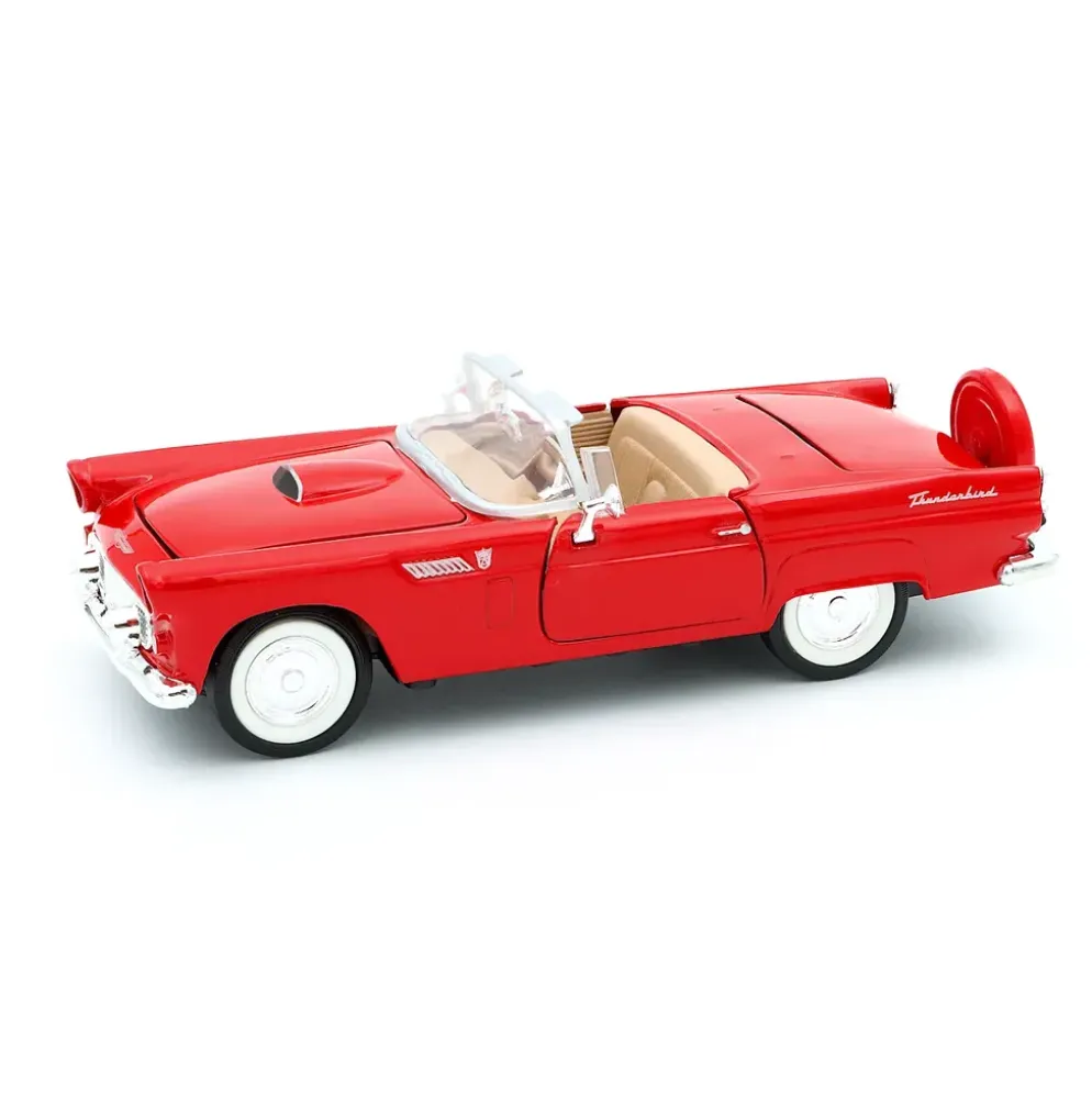 1956 Ford Thunderbird - Röd - Motormax - 1:24