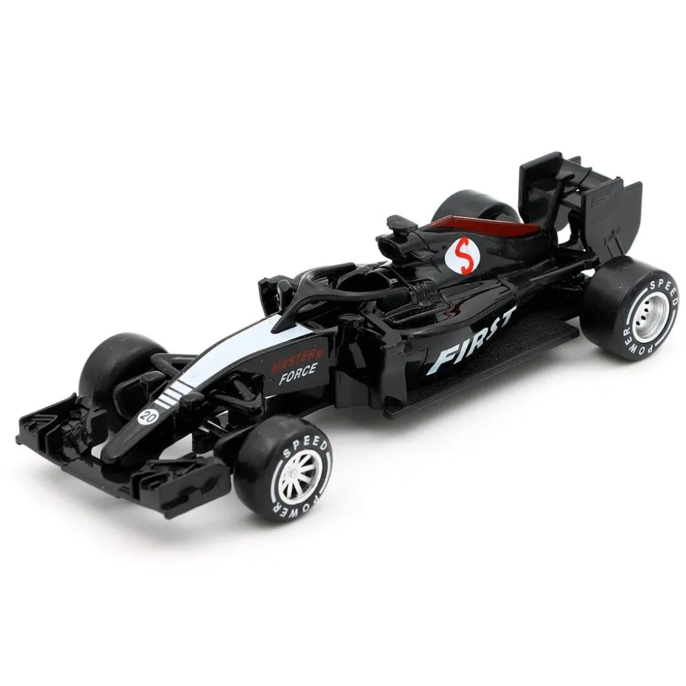 Formel 1 leksaksbil - Svart - 13 cm