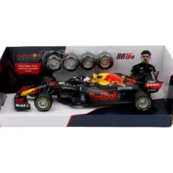 F1 - Red Bull - RB16B - Set med Däckbyte - Verstappen - 1:24