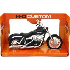 2006 FXDBI Dyna Street Bob - Harley - Blå - Maisto - 1:12