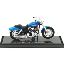 2009 FXDFSE CVO Fat Bob - Harley - Blå - Maisto - 1:18