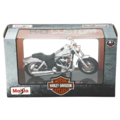 2009 FXDFSE CVO Fat Bob - Harley - Silver - Maisto - 1:18