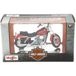FXDL Dyna Low Rider - Harley-Davidson - Röd - Maisto - 1:18