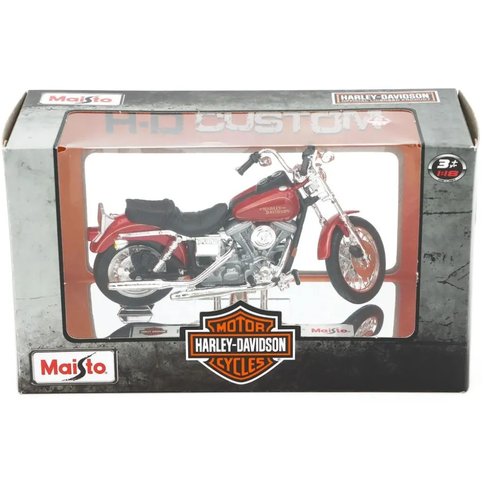 FXDL Dyna Low Rider - Harley-Davidson - Röd - Maisto - 1:18