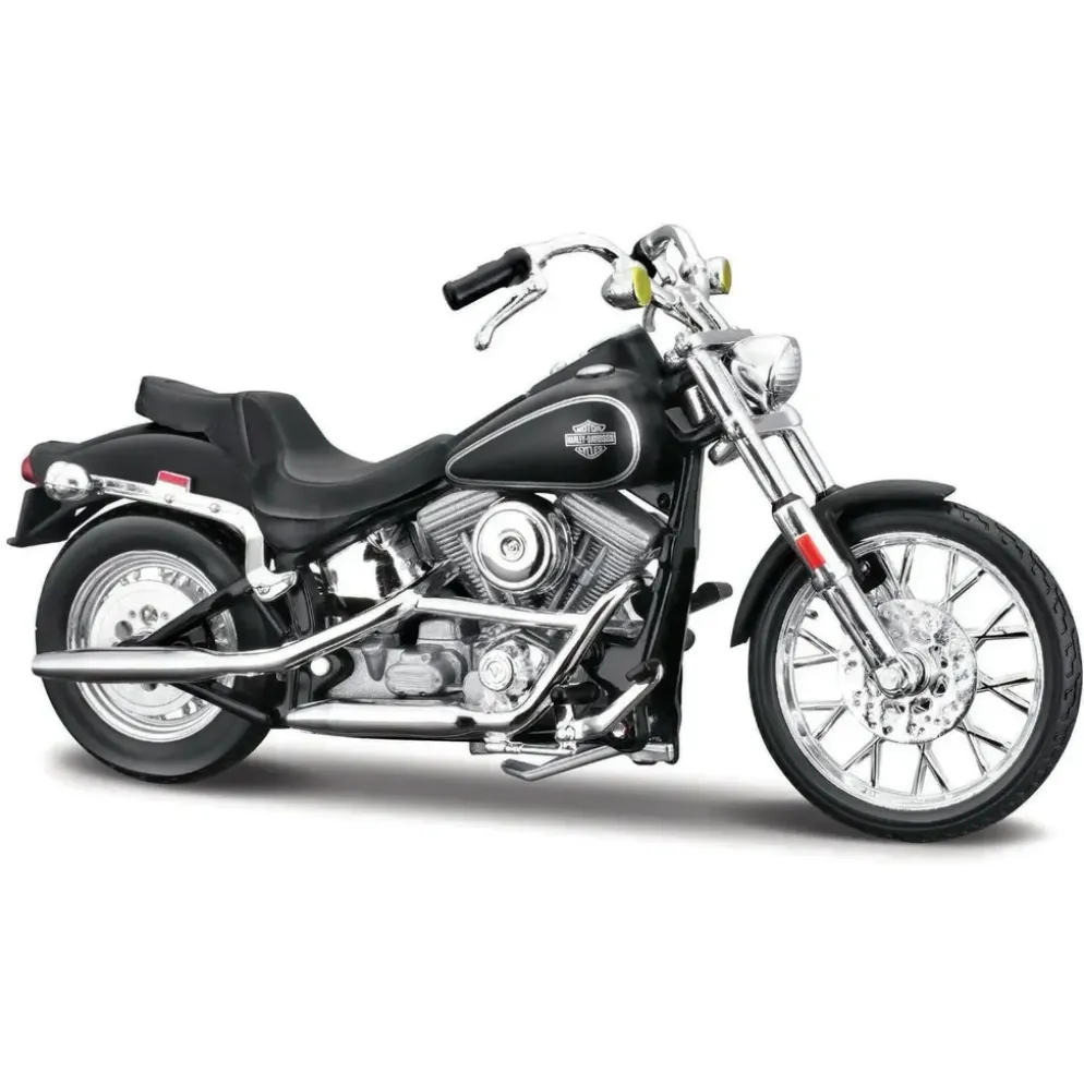 1984 FXST Softail - Harley-Davidson - Svart - Maisto - 1:18