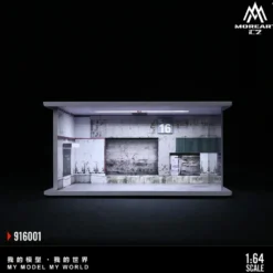#16 Garage - Diorama - LED-belysning - 1:64