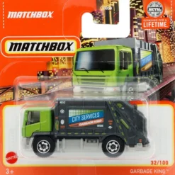 Garbage King - Sopbil - Grön - Matchbox