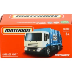 Garbage King - Vit och Blå - Power Grab - Matchbox