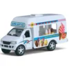 Glassbil - Ice Cream Truck - Kinsfun - 13 cm