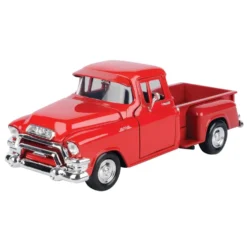 1955 GMC Blue Chip Pickup - Röd - Motormax - 1:24