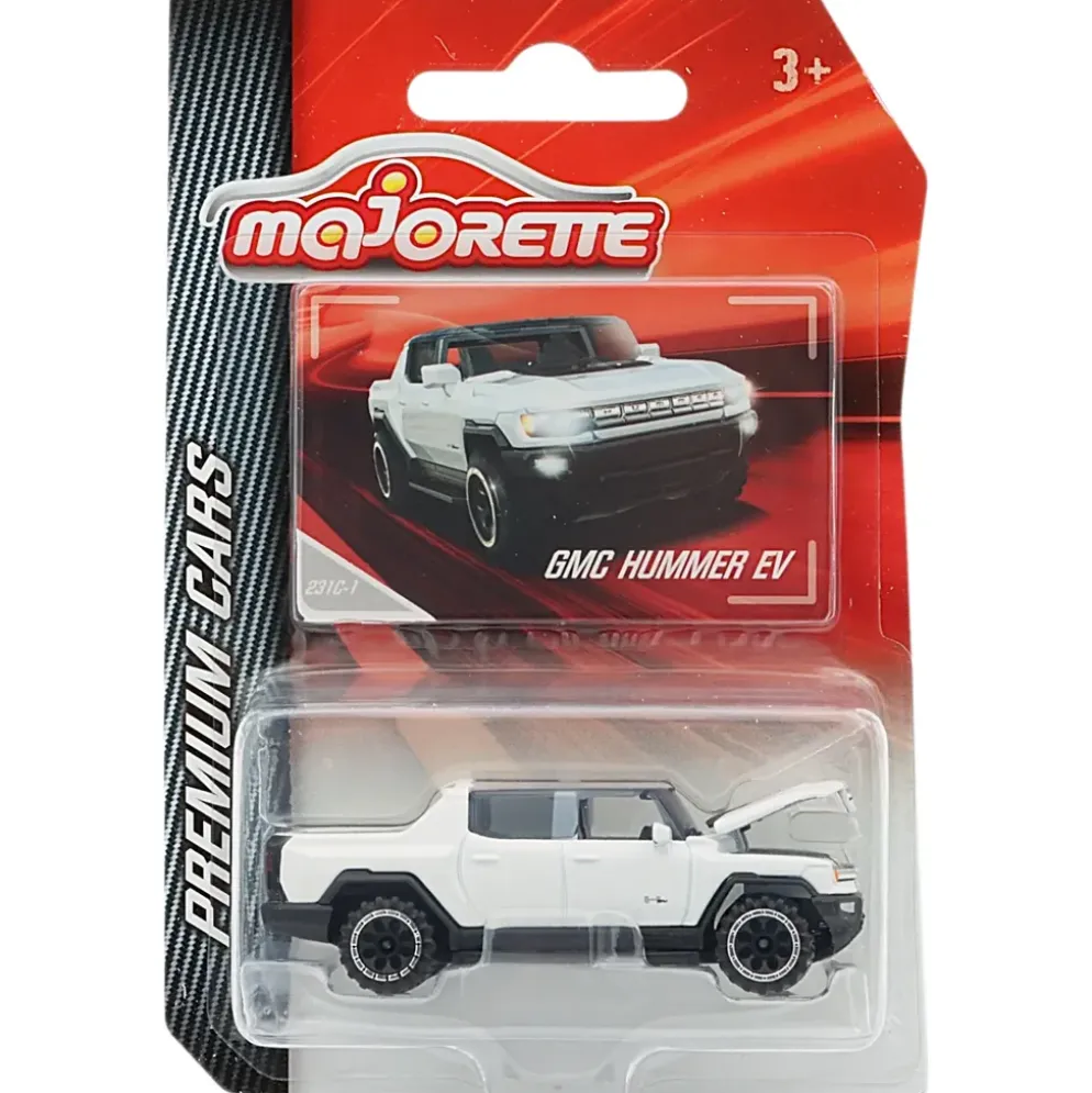 GMC Hummer EV - Vit - Premium Cars - Majorette - 8 cm