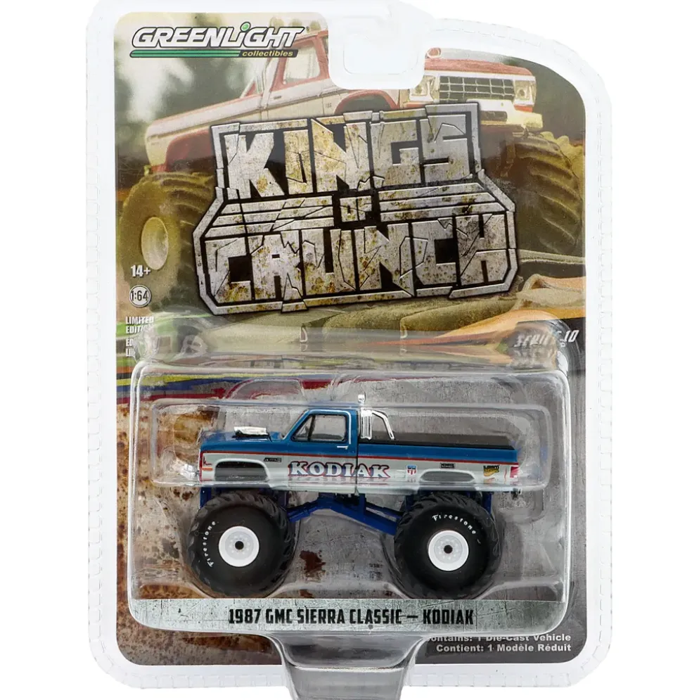 1987 GMC Sierra Classic - Kodiak - Kings of Crunch - GreenLight - 1:64