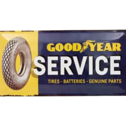 Goodyear - Service - Plåtskylt - 50x25 cm