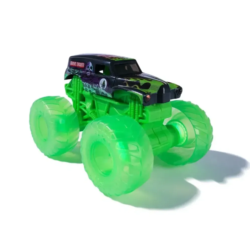 Grave Digger - Monster Jam - Light up Wheels Truck - 12 cm