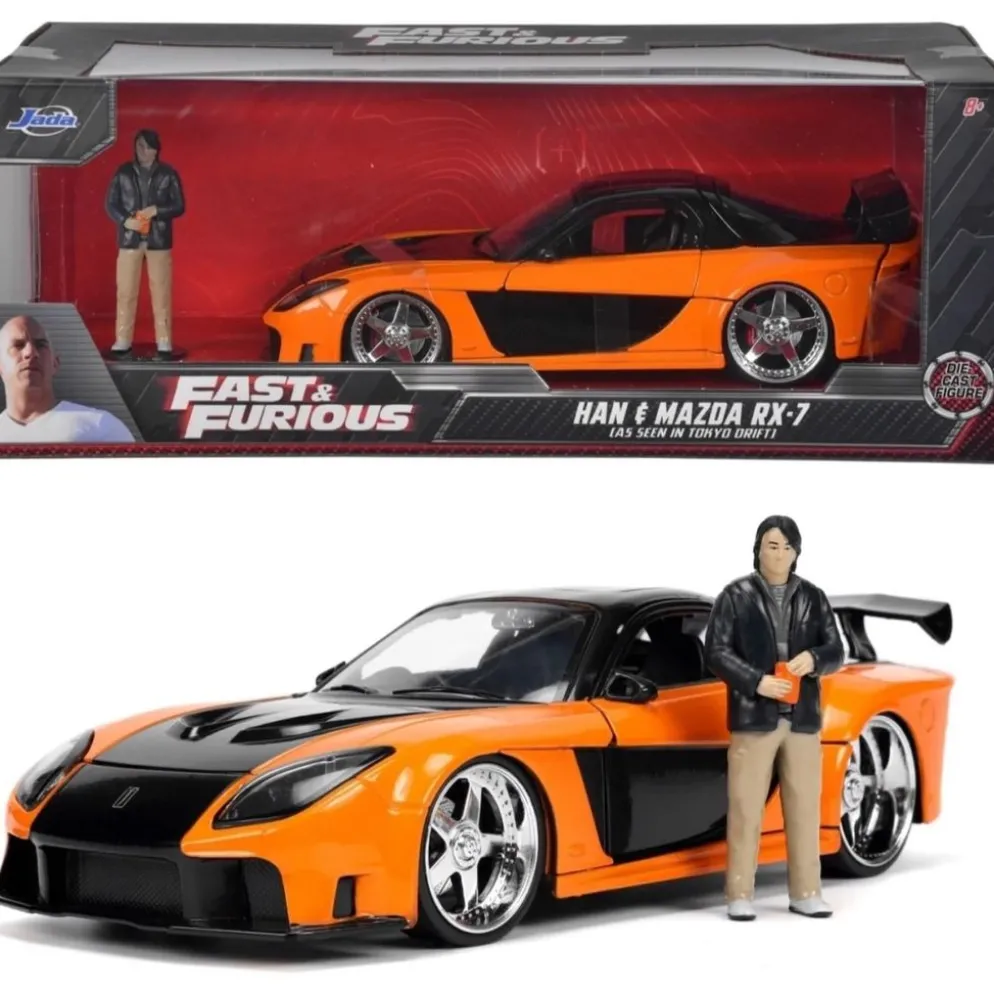 Han & Mazda RX-7 - Fast & Furious - Jada Toys - 1:24