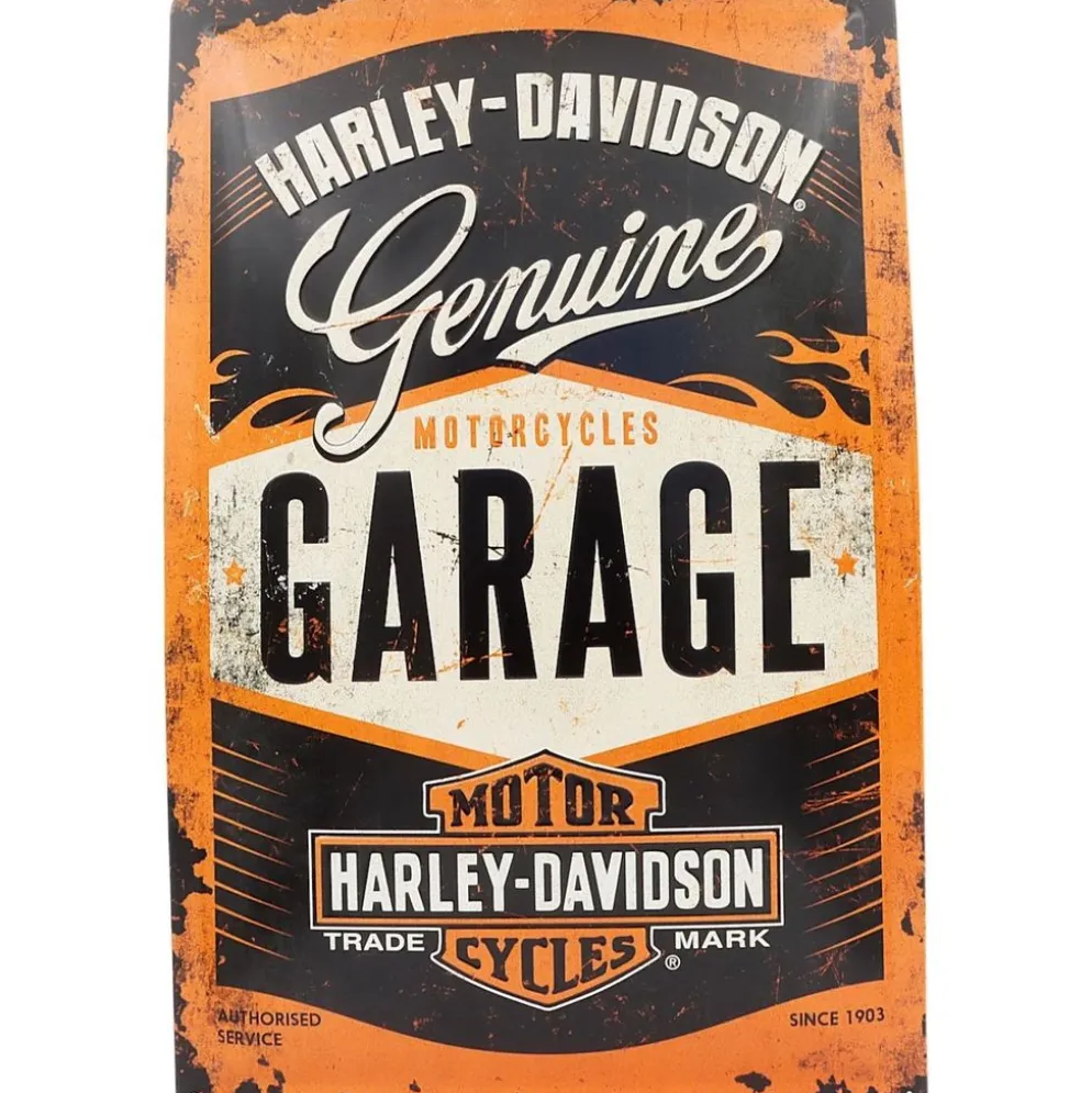 Harley-Davidson - Genuine Garage - Plåtskylt - 40x60 cm