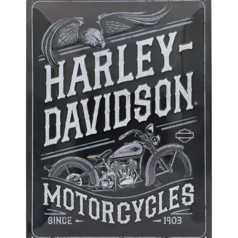 Harley-Davidson Motorcycles - Plåtskylt - 30x40 cm
