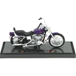 Harley - 2001 FXDWG Dyna Wide Glide - Lila - Maisto 1:18