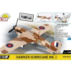 Hawker Hurricane MK.1 - Byggklossar - 5866 - COBI - 1:48