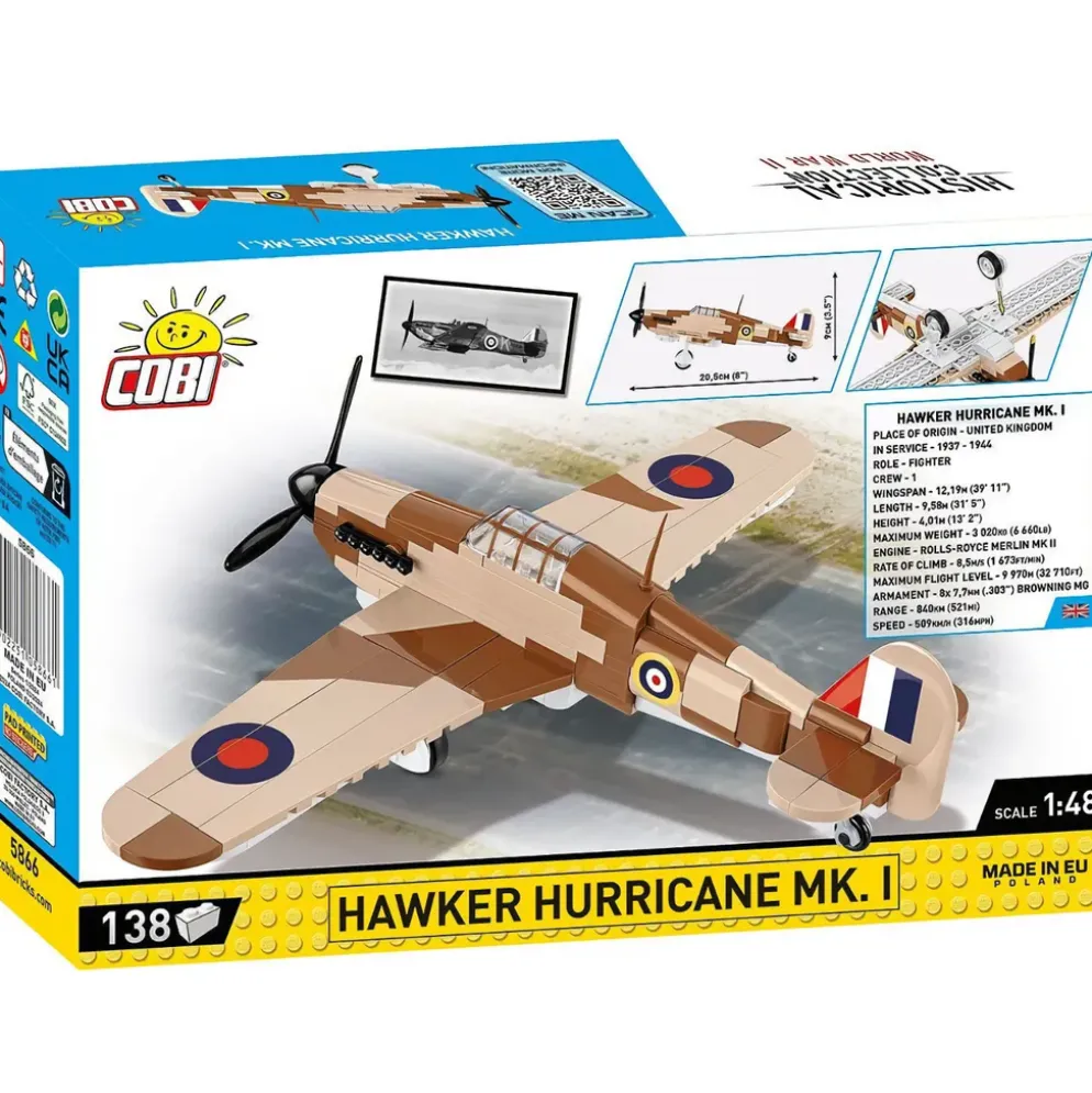 Hawker Hurricane MK.1 - Byggklossar - 5866 - COBI - 1:48