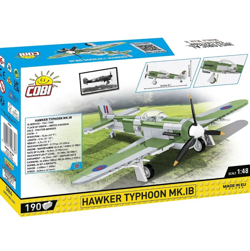Hawker Typhoon MK.1B - Byggklossar - 5864 - COBI - 1:48