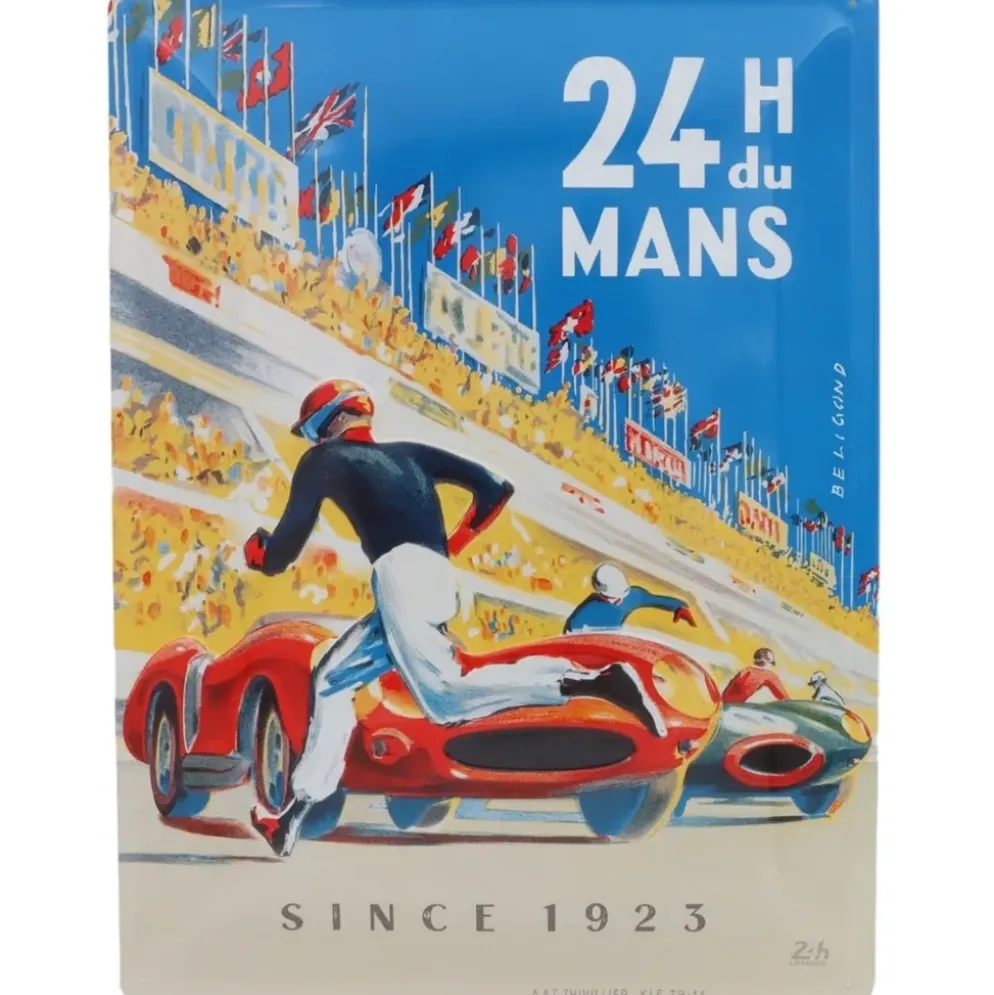 24 H du MANS - Le Mans - Since 1923 - Plåtskylt - 30x40 cm