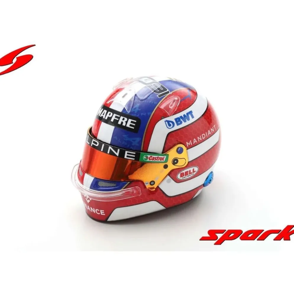 Hjälm - Esteban Ocon - 2022 - Spark Models - 1:5
