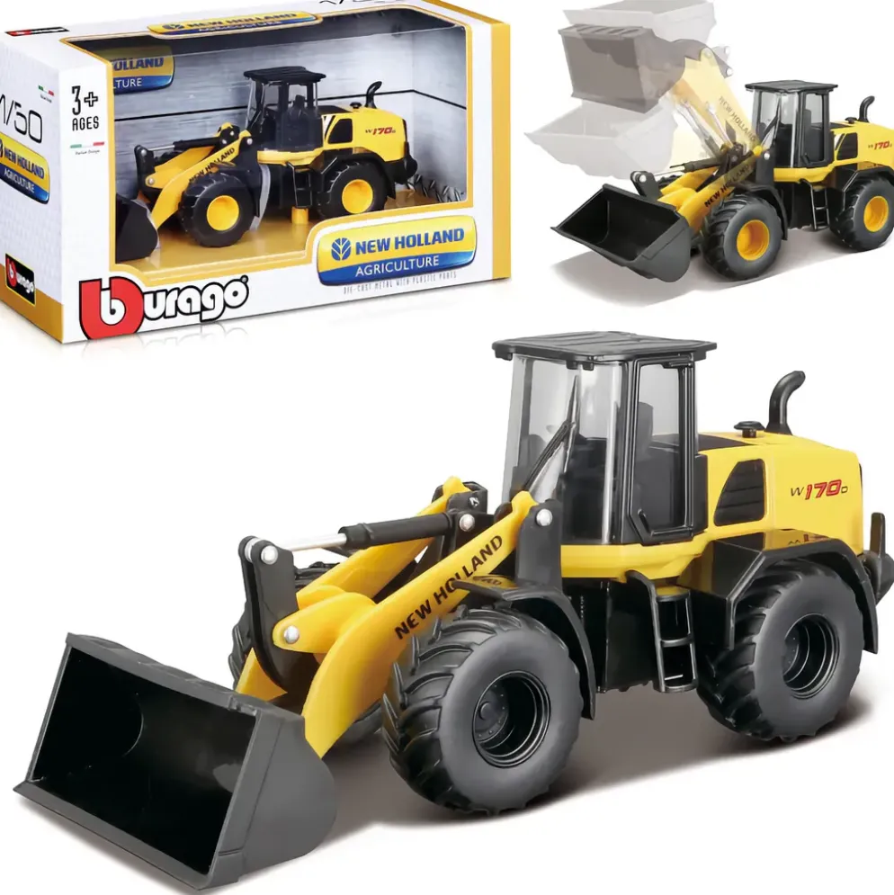 Hjullastare - New Holland W170D - Bburago