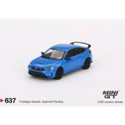 Honda Civic TYPE R - Boost Blue Pearl - 637 - Mini GT - 1:64