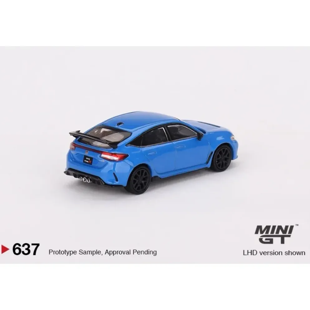 Honda Civic TYPE R - Boost Blue Pearl - 637 - Mini GT - 1:64