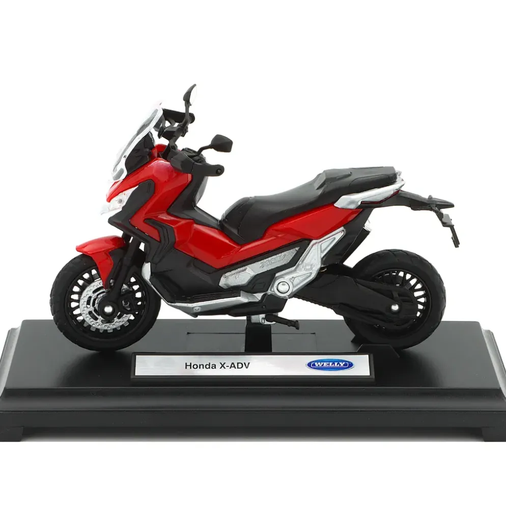 Honda X-ADV - Motorcykel - Röd - Welly - 1:18 - 11 cm