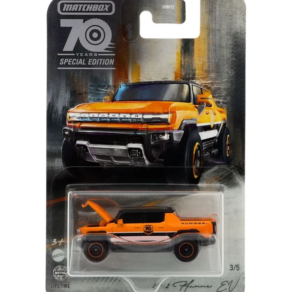 2022 Hummer EV - 70 Years - Orange - Matchbox - 1:64