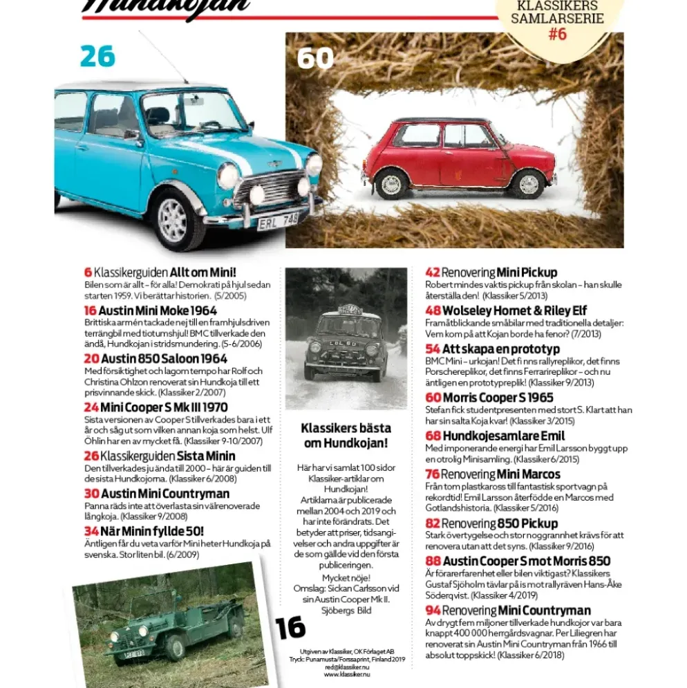 Hundkojan - Klassikers Samlarserie #6 - Tidning
